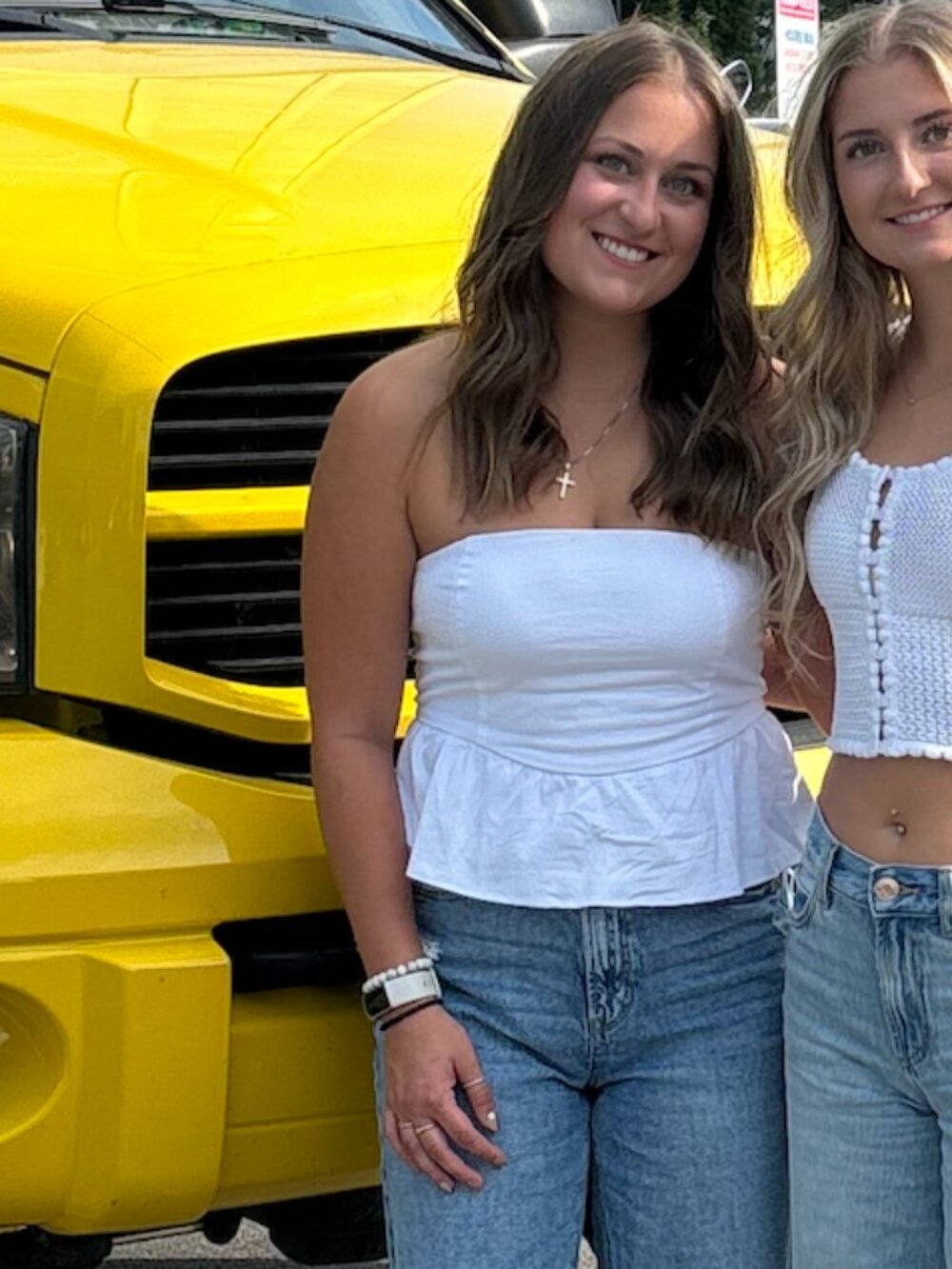 ONLY white strapless top